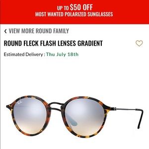 BRAND NEW Rayban Round Icon Style Sunglasses